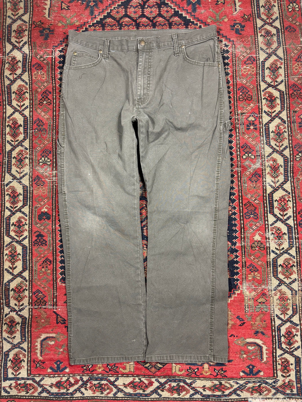VINTAGE DARK GREY DICKIES CARPENTER PANTS W/36