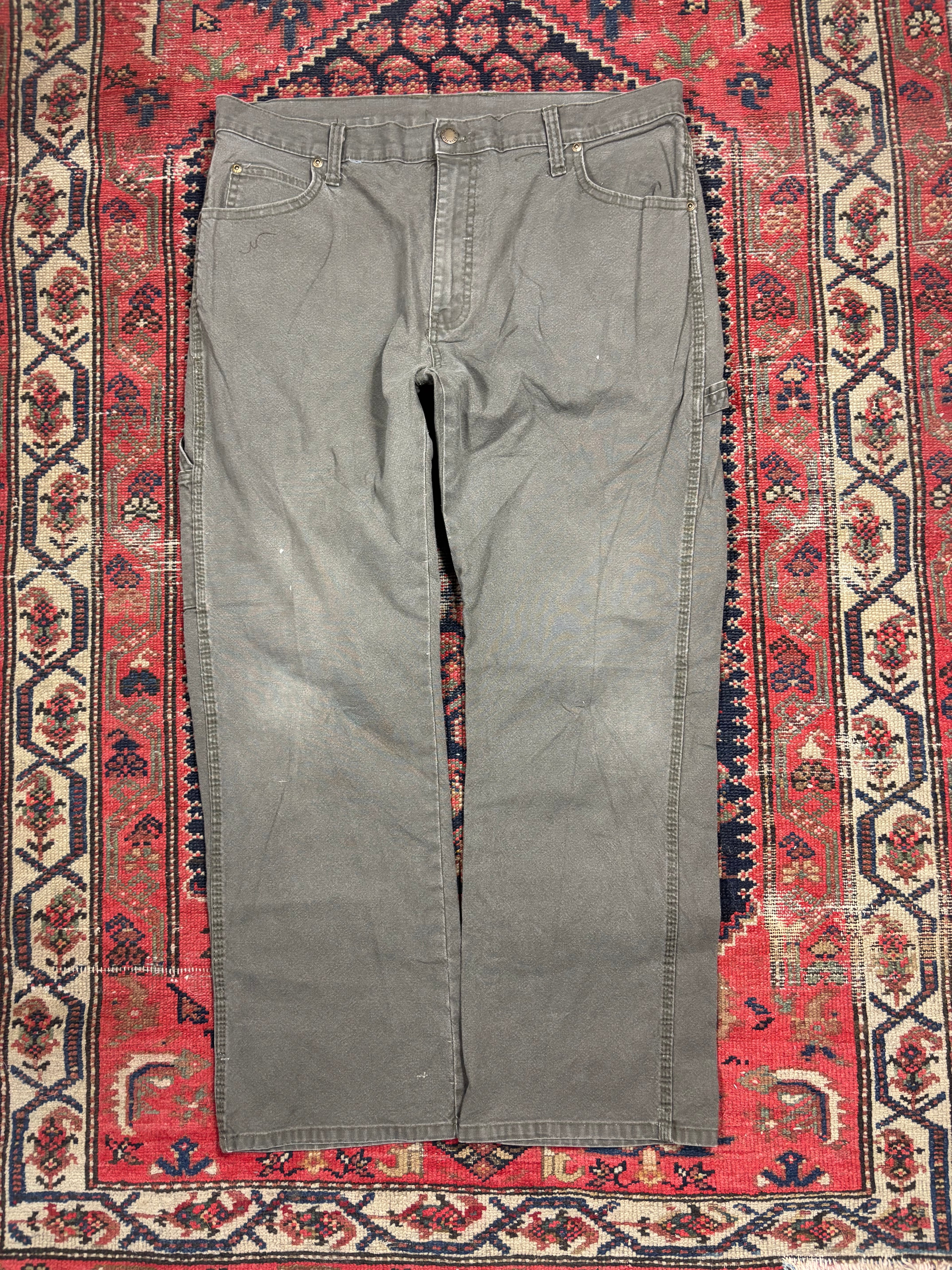 VINTAGE DARK GREY DICKIES CARPENTER PANTS W/36