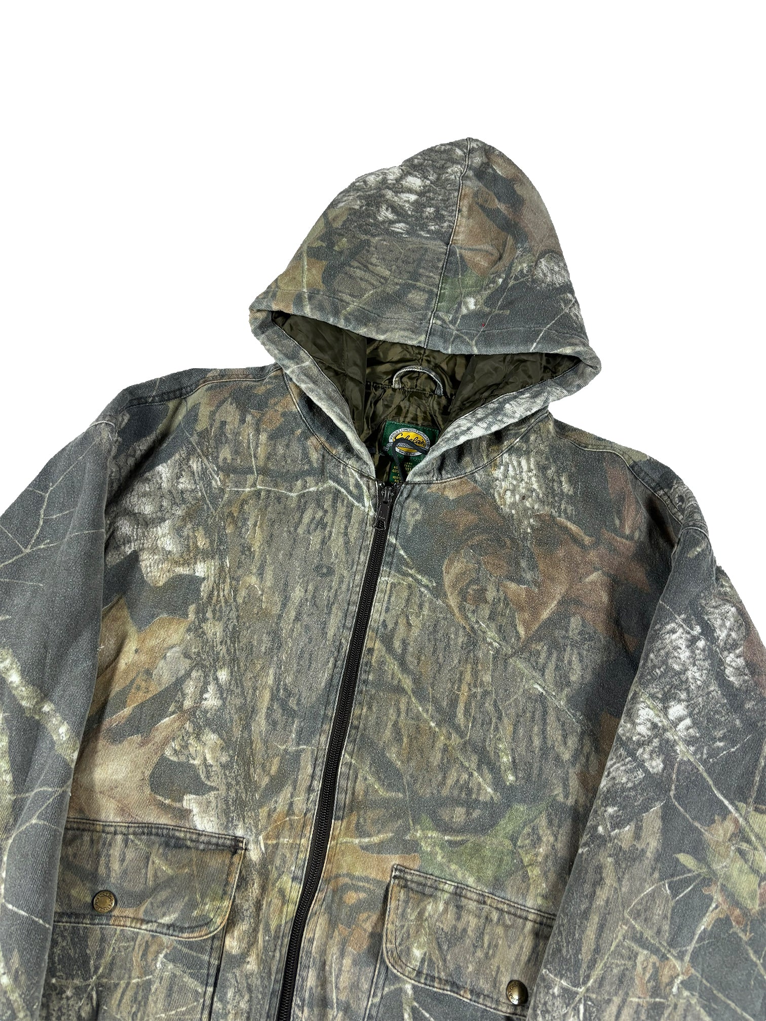 VINTAGE INSULATED CABELAS REALTREE WORK JACKET SIZE XL