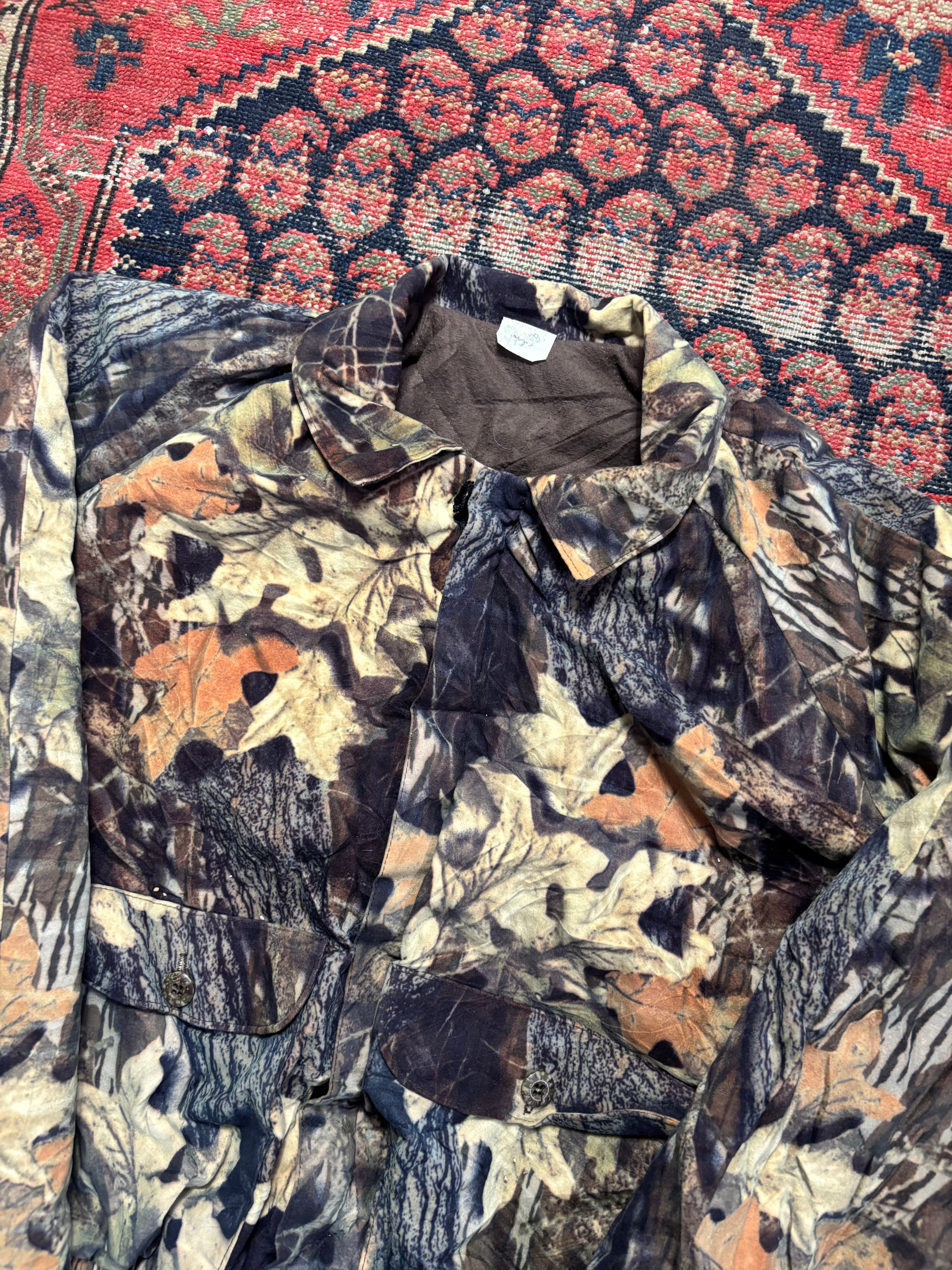 VINTAGE LINED REALTREE ZIP-UP BOMBER SIZE LARGE