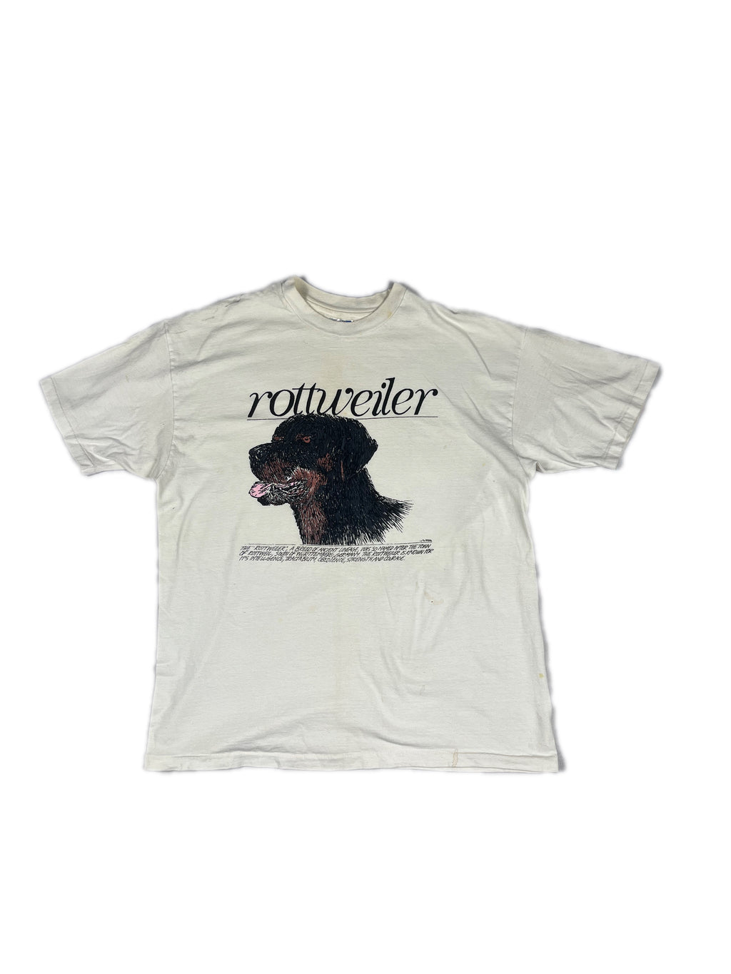 VINTAGE “ROTTWEILER” TEE SIZE XL