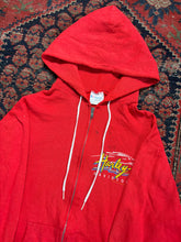 Load image into Gallery viewer, VINTAGE RED 1991 HARLEY ZIP UP HOODIE SIZE MEDIUM