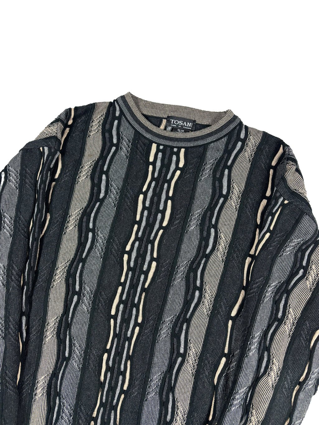 VINTAGE TOSANI KNIT SWEATER SIZE LARGE