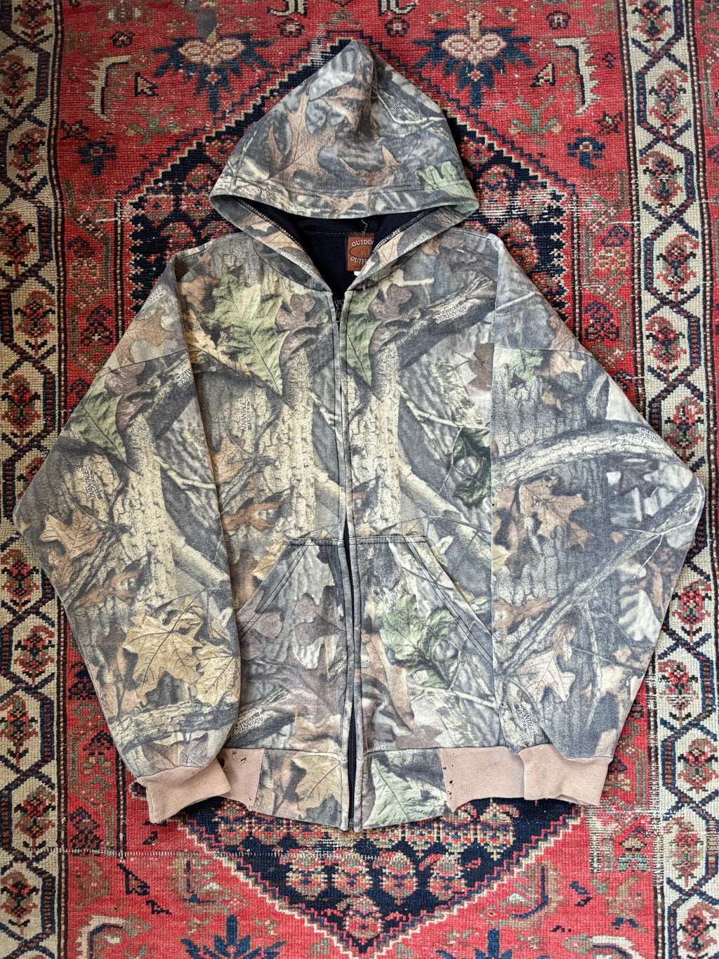 VINTAGE REALTREE ZIP UP HOODIE SIZE XL