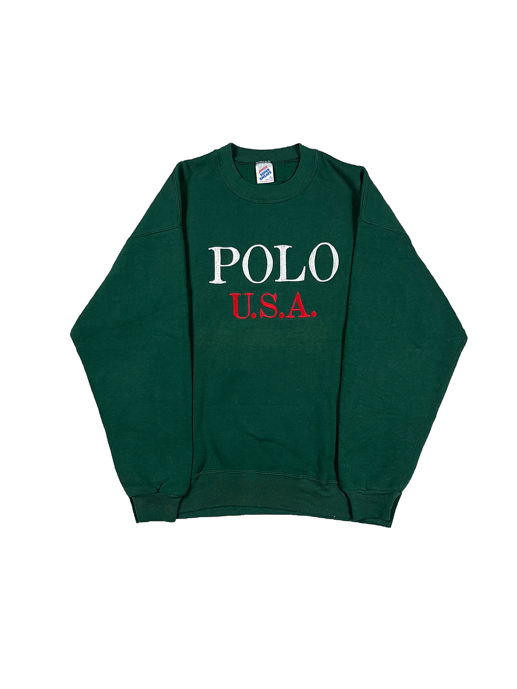 VINTAGE GREEN “POLO USA” CREWNECK SIZE LARGE