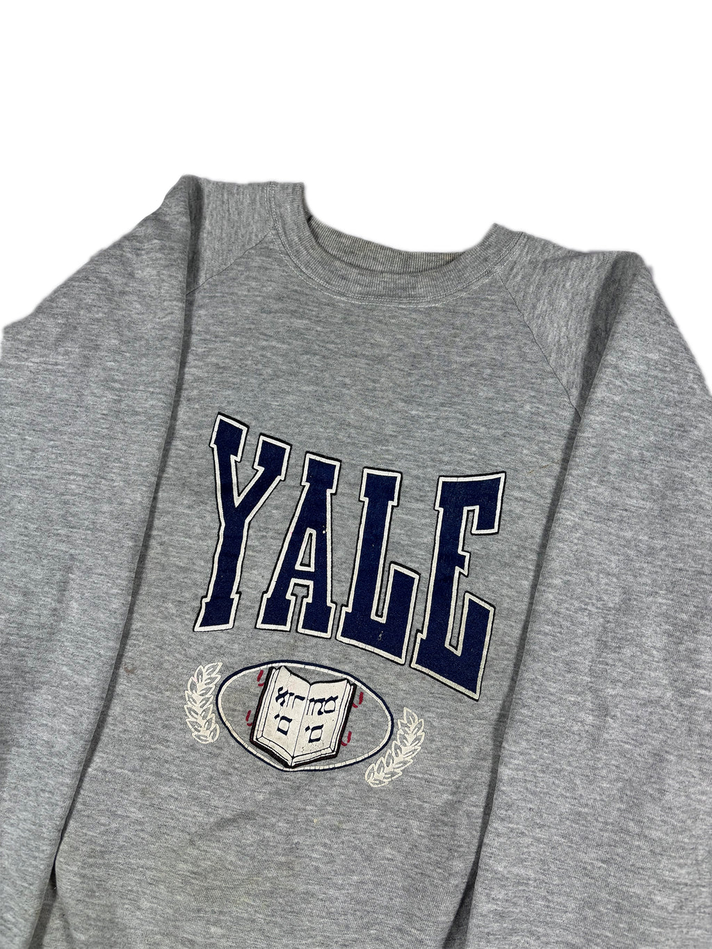 VINTAGE GREY YALE CREWNECK SIZE XL