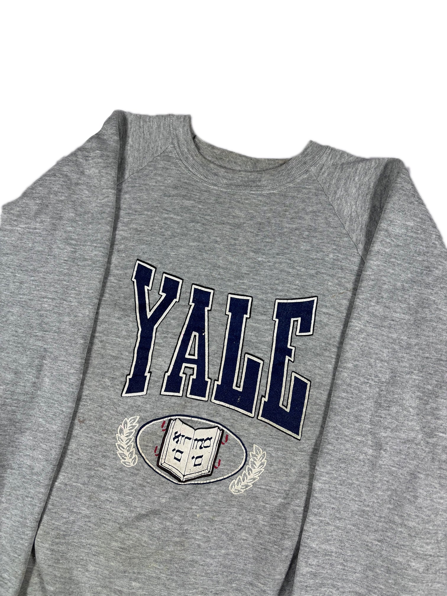 VINTAGE GREY YALE CREWNECK SIZE XL