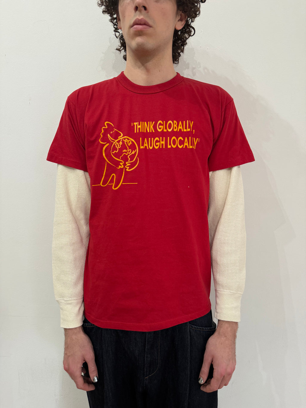 Vintage Think Globally Shirt