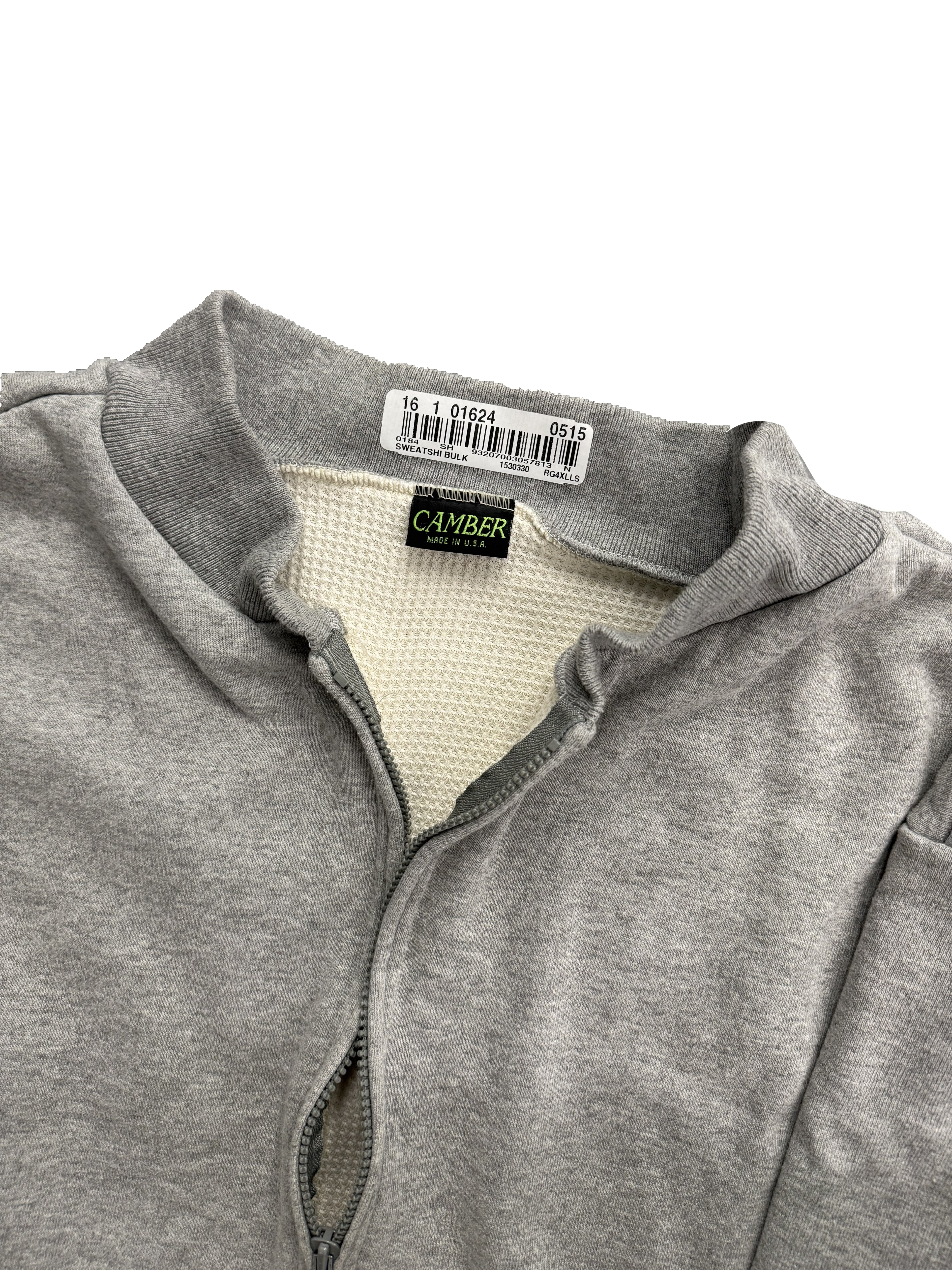 Vintage Camber Zip-Up Crewneck