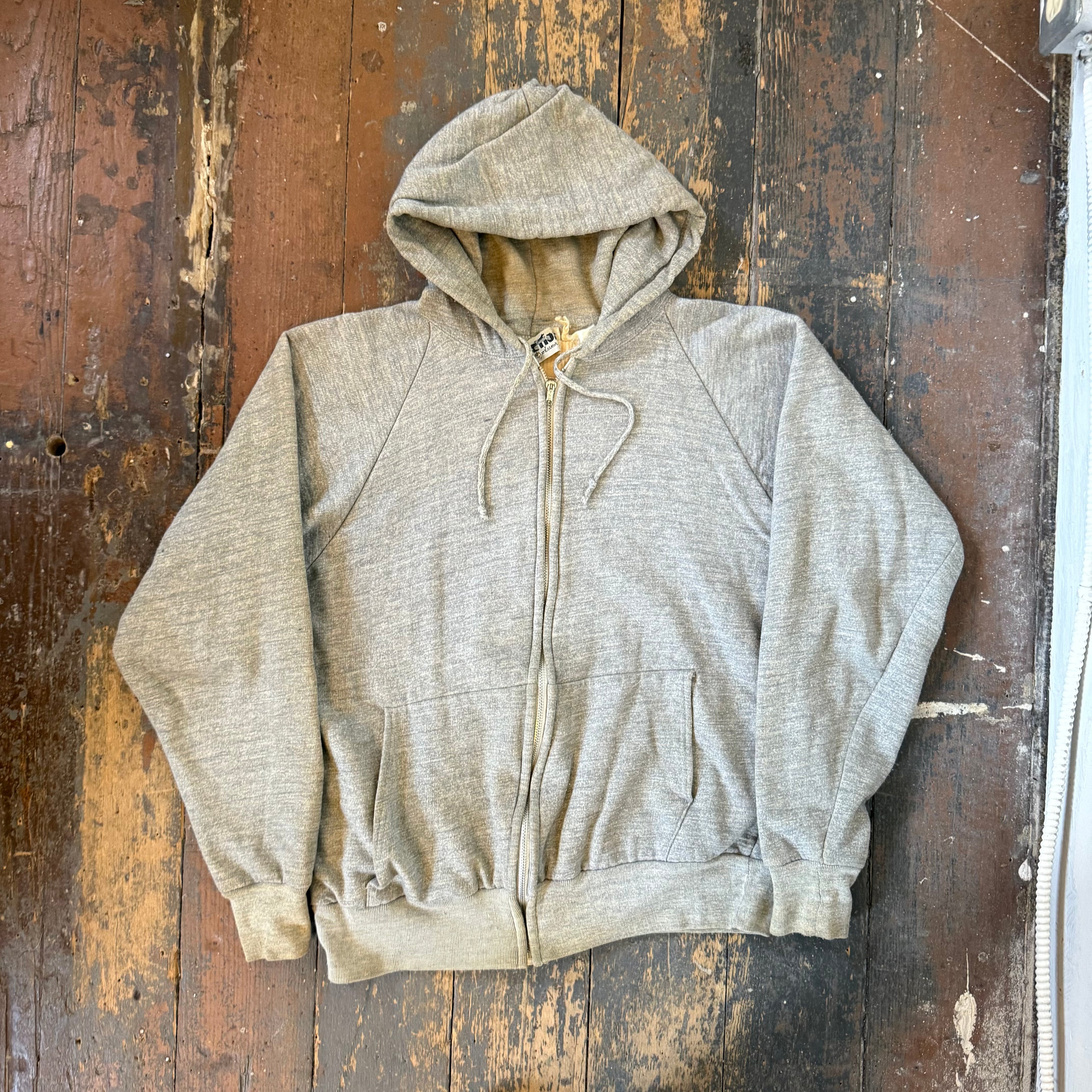 Vintage Thermal Lined Hoodie - Size Small