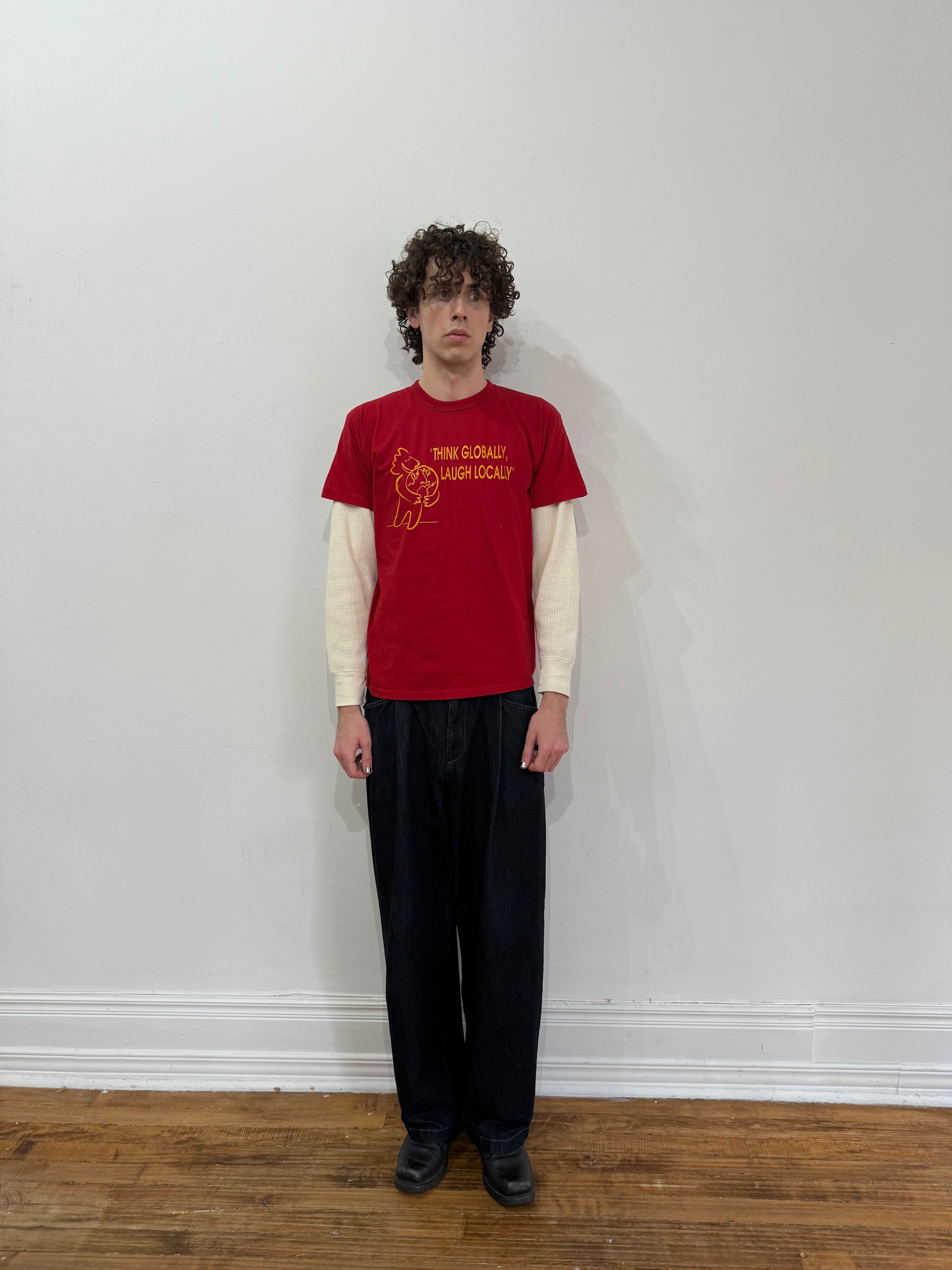 Vintage Think Globally Shirt