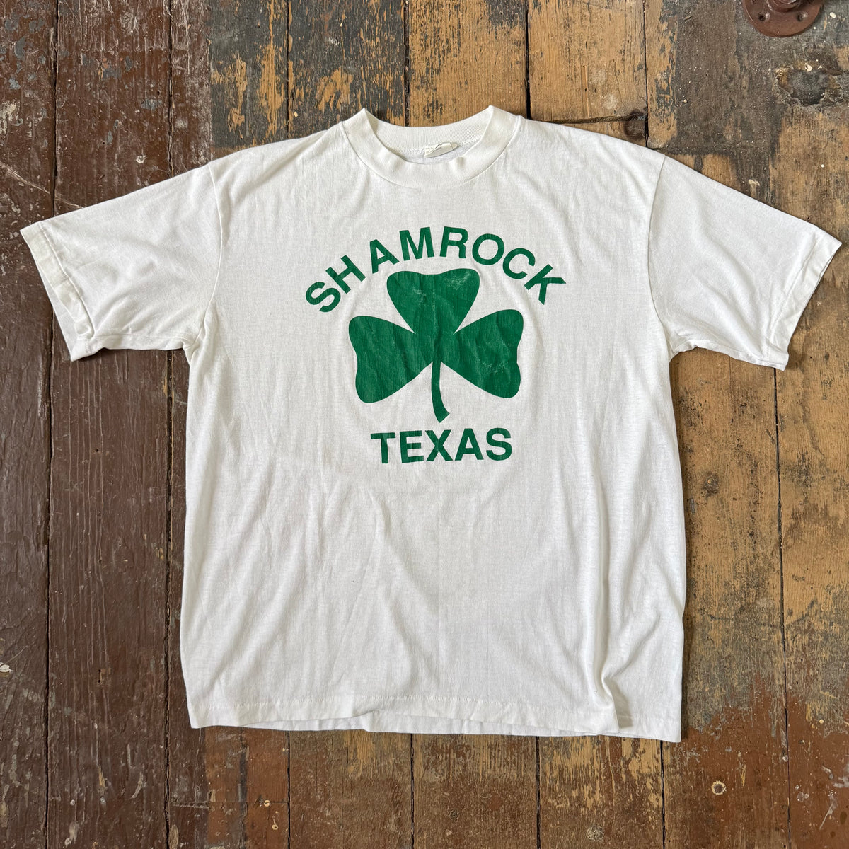 Vintage Shamrock Texas T Shirt Size - Small
