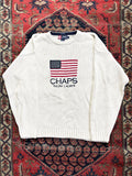 VINTAGE CREAM USA CHAPS KNIT SIZE LARGE