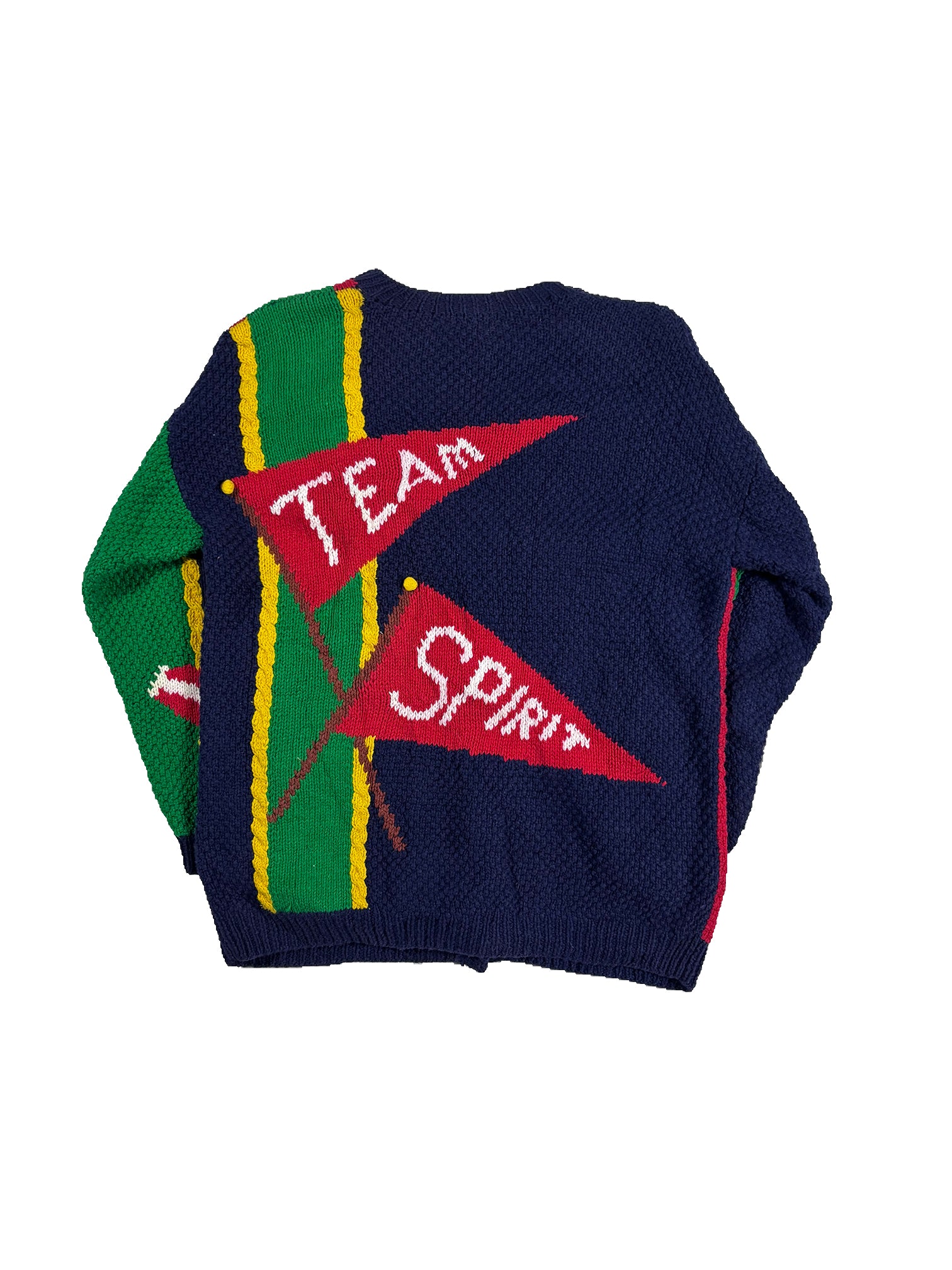 VINTAGE KNITTED SPORTS CARDIGAN SIZE MEDIUM