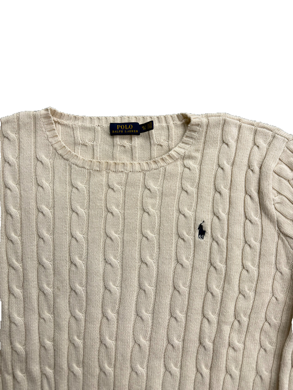 Vintage Polo Cable Knit