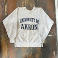 Vintage University Of Akron Crewneck Size Medium