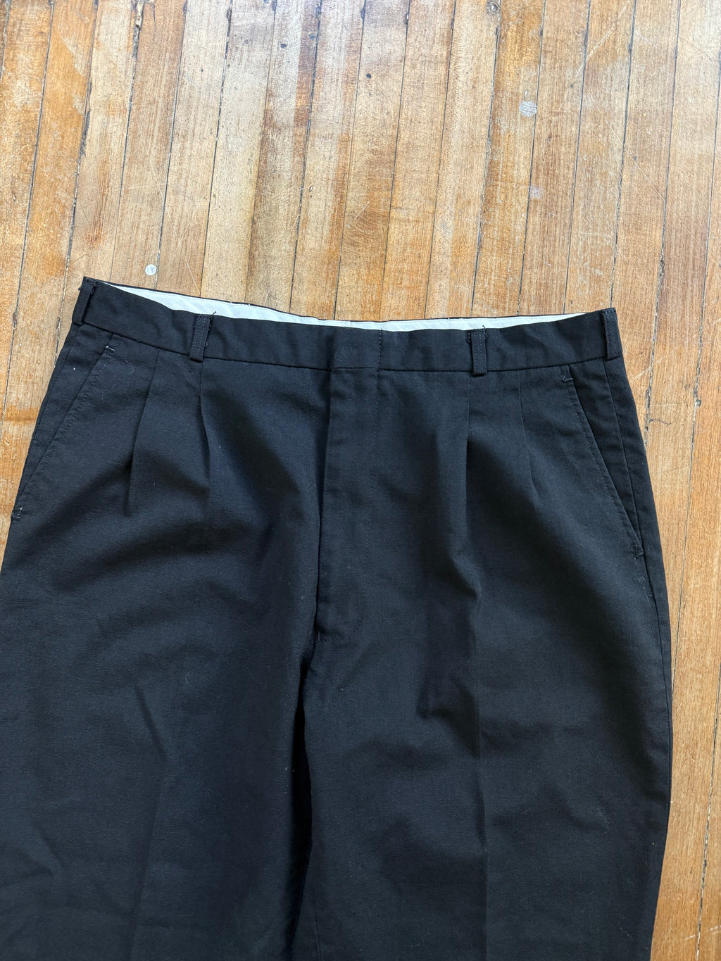 Pleated Wool Trousers Size/34W