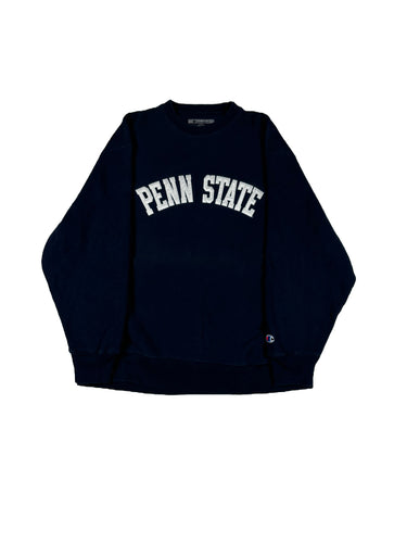 VINTAGE NAVY PENN STATE CHAMPION CREW SIZE LARGE