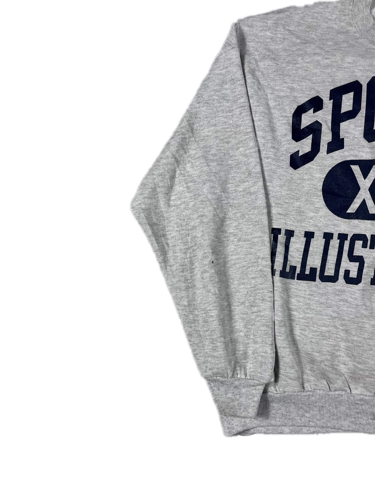 VINTAGE GREY SPORTS ILLUSTRATED CREWNECK SIZE LARGE