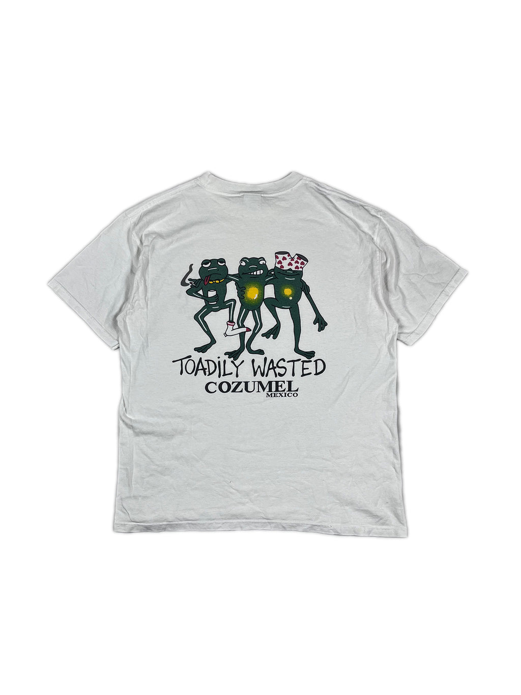 VINTAGE “TOTALLY WASTED” FROG TEE SIZE LAGRE