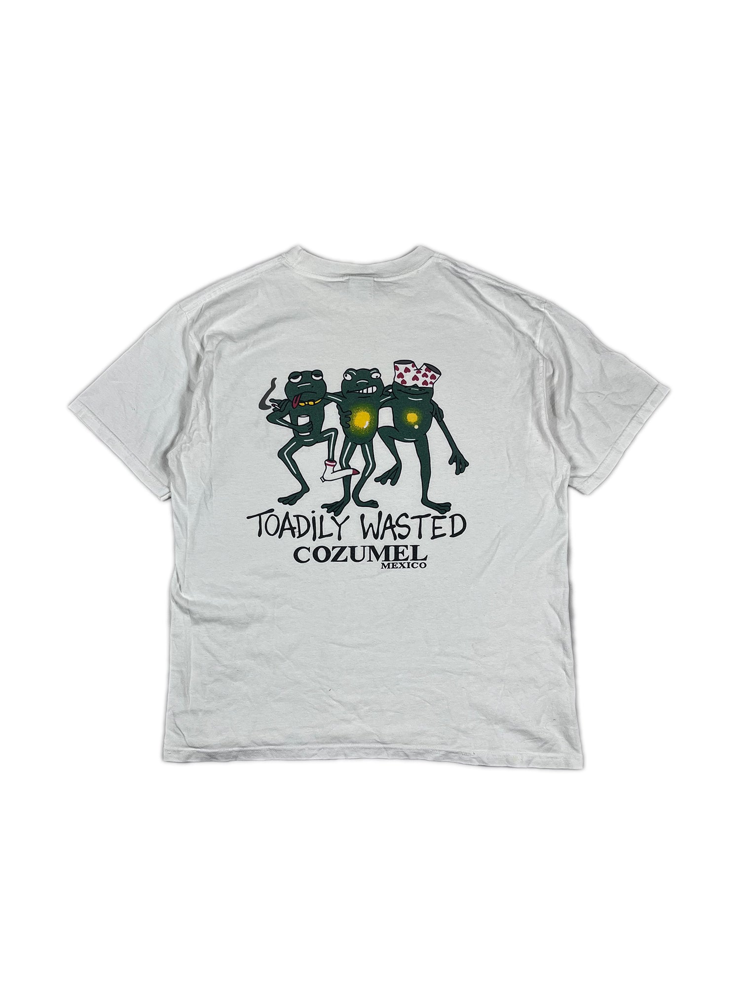VINTAGE “TOTALLY WASTED” FROG TEE SIZE LAGRE