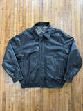Vintage Leather Bomber Jacket
