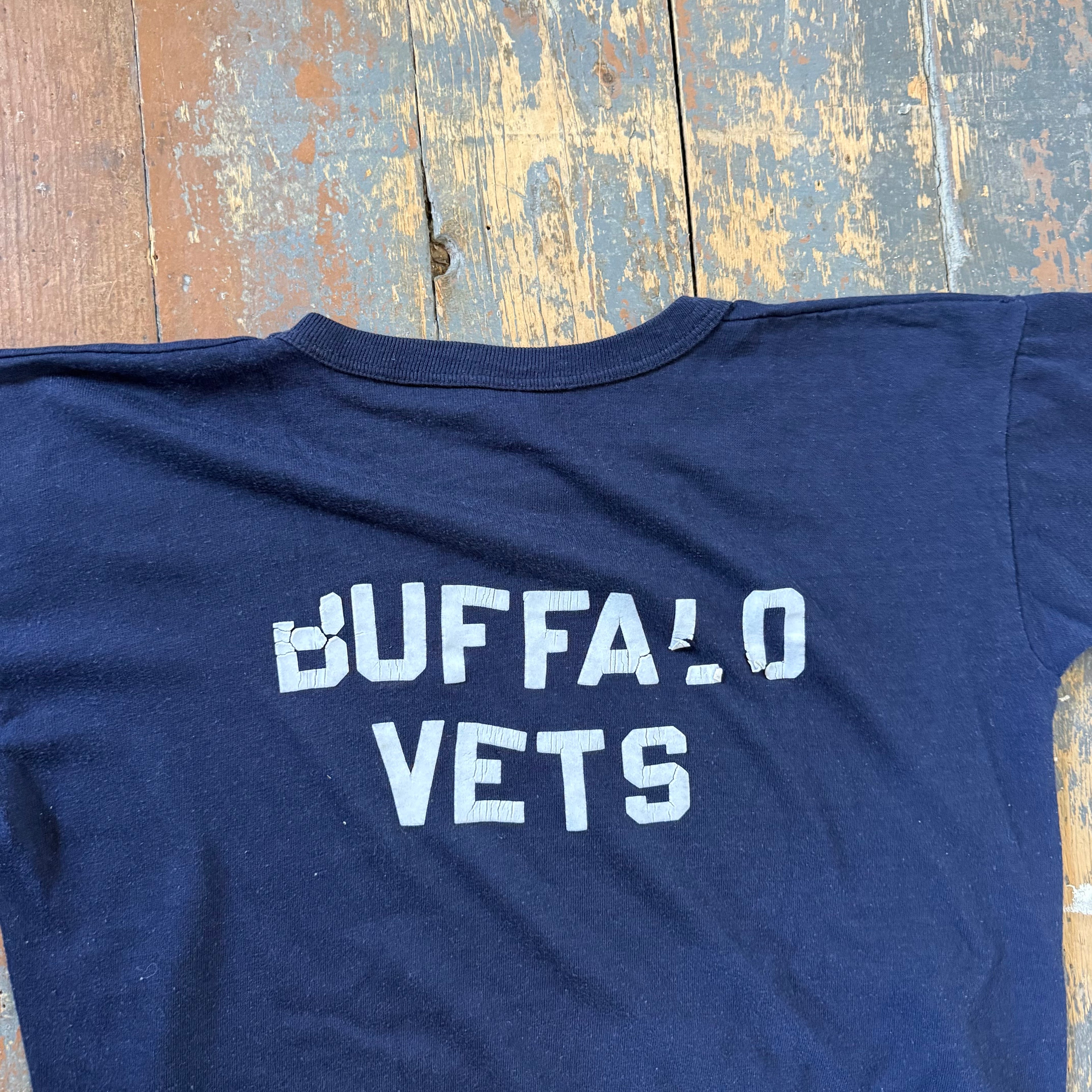 Vintage Buffalo Vets Cotton Jersey Size Medium