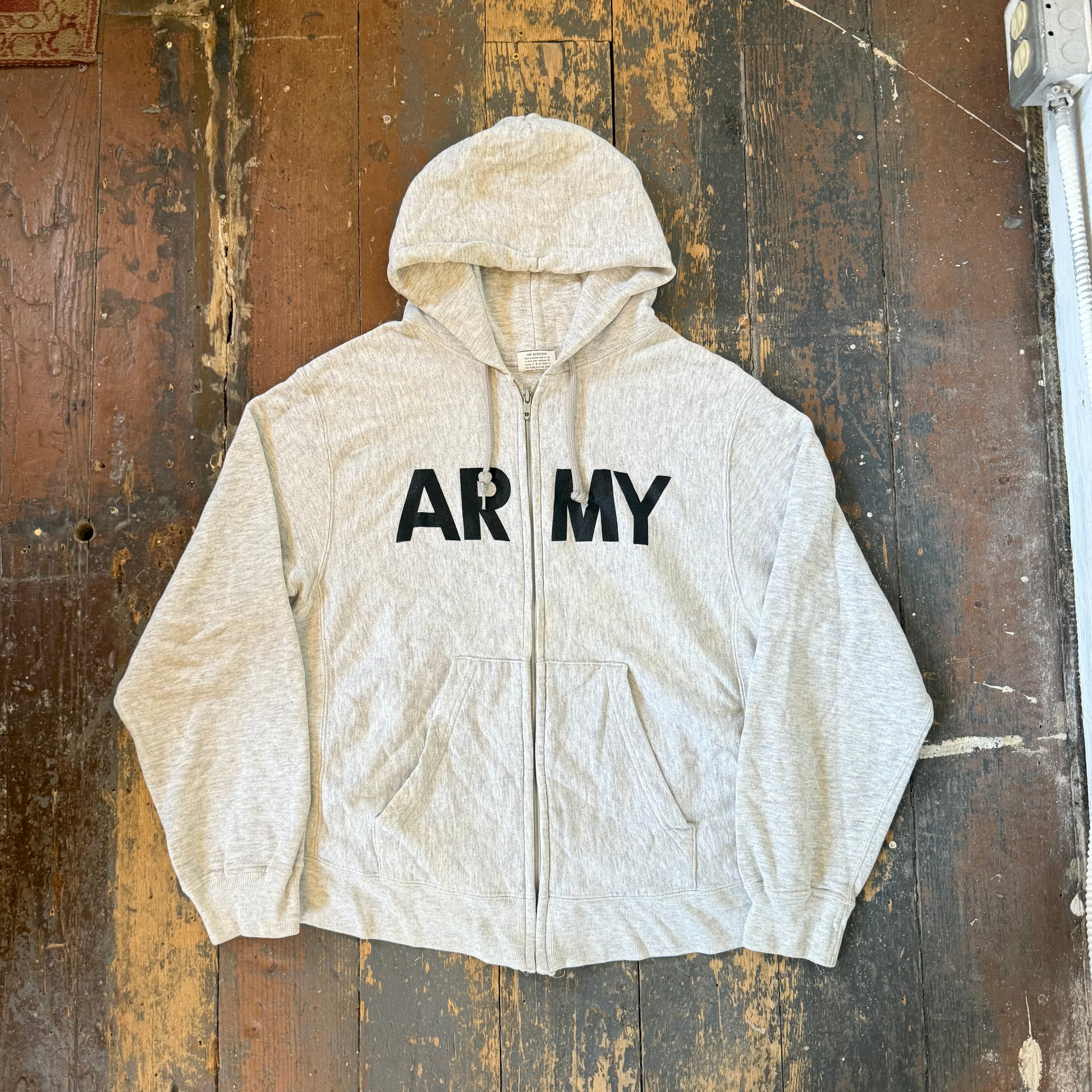 Vintage Army Full-Zip Sweater - Size Small