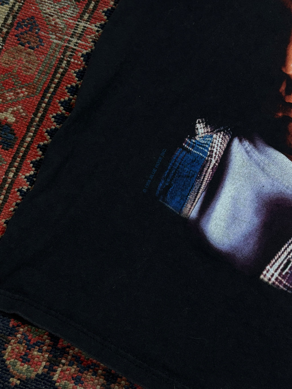 VINTAGE BLACK 1998 GARTH BROOKS TEE SIZE LARGE