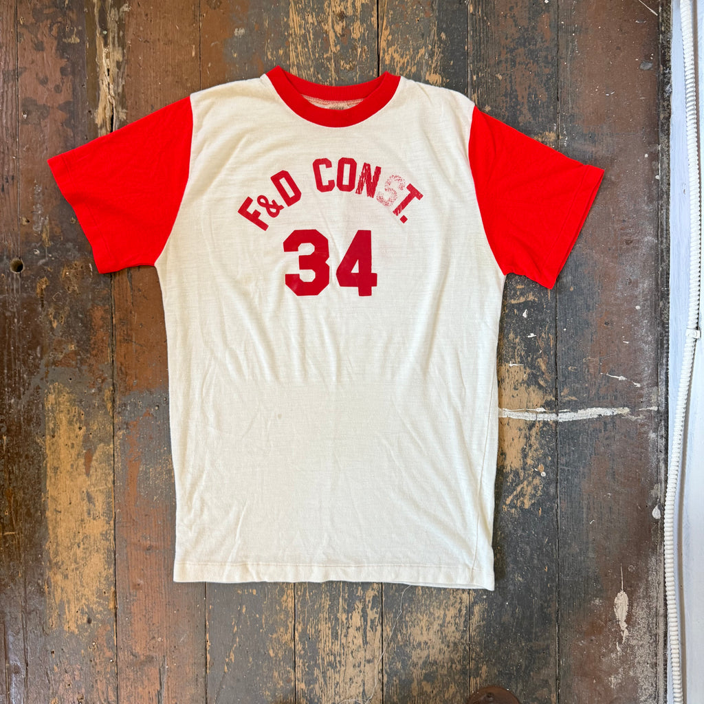 Vintage Numbered T-Shirt - Size Large