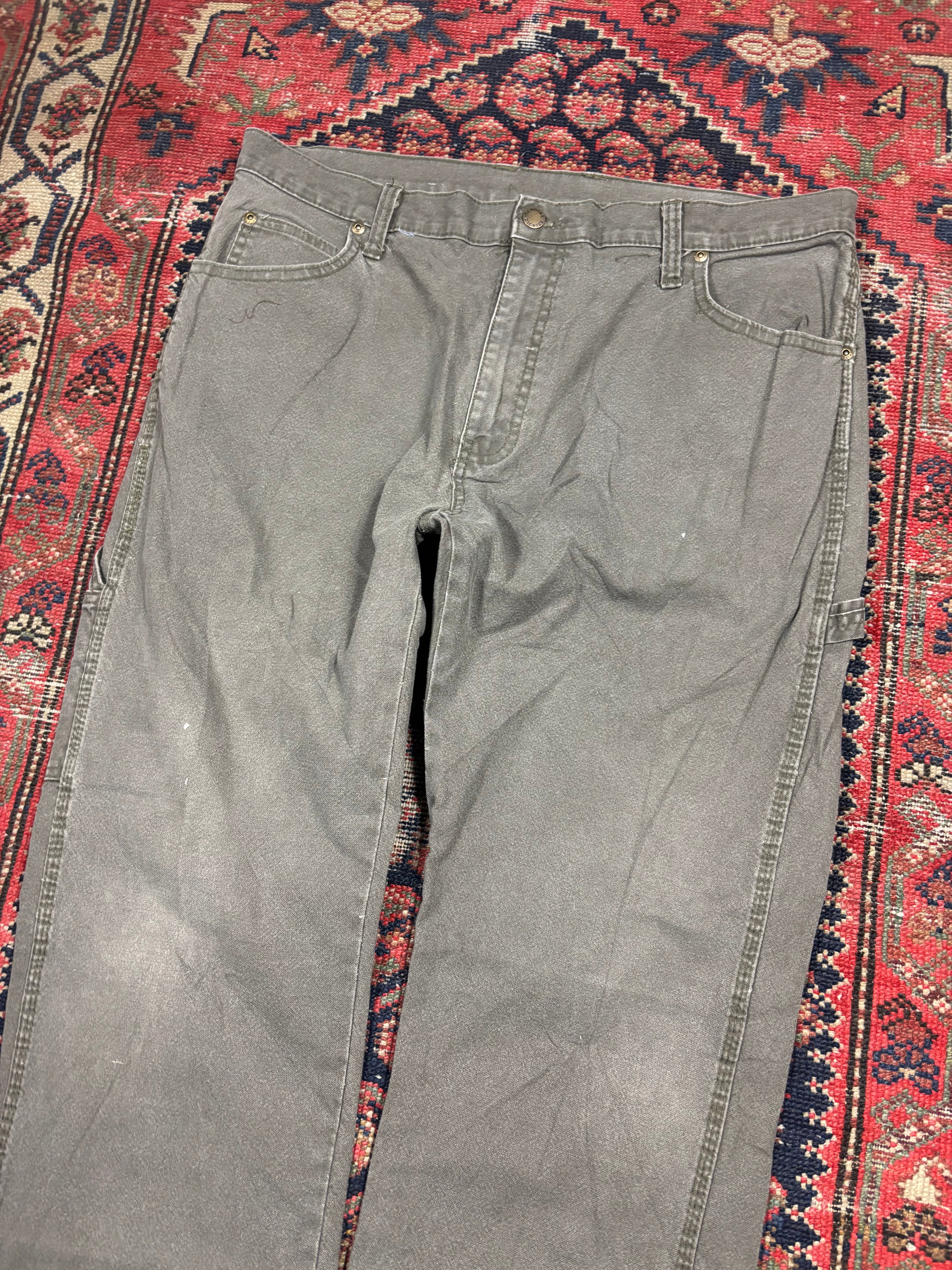 VINTAGE DARK GREY DICKIES CARPENTER PANTS W/36
