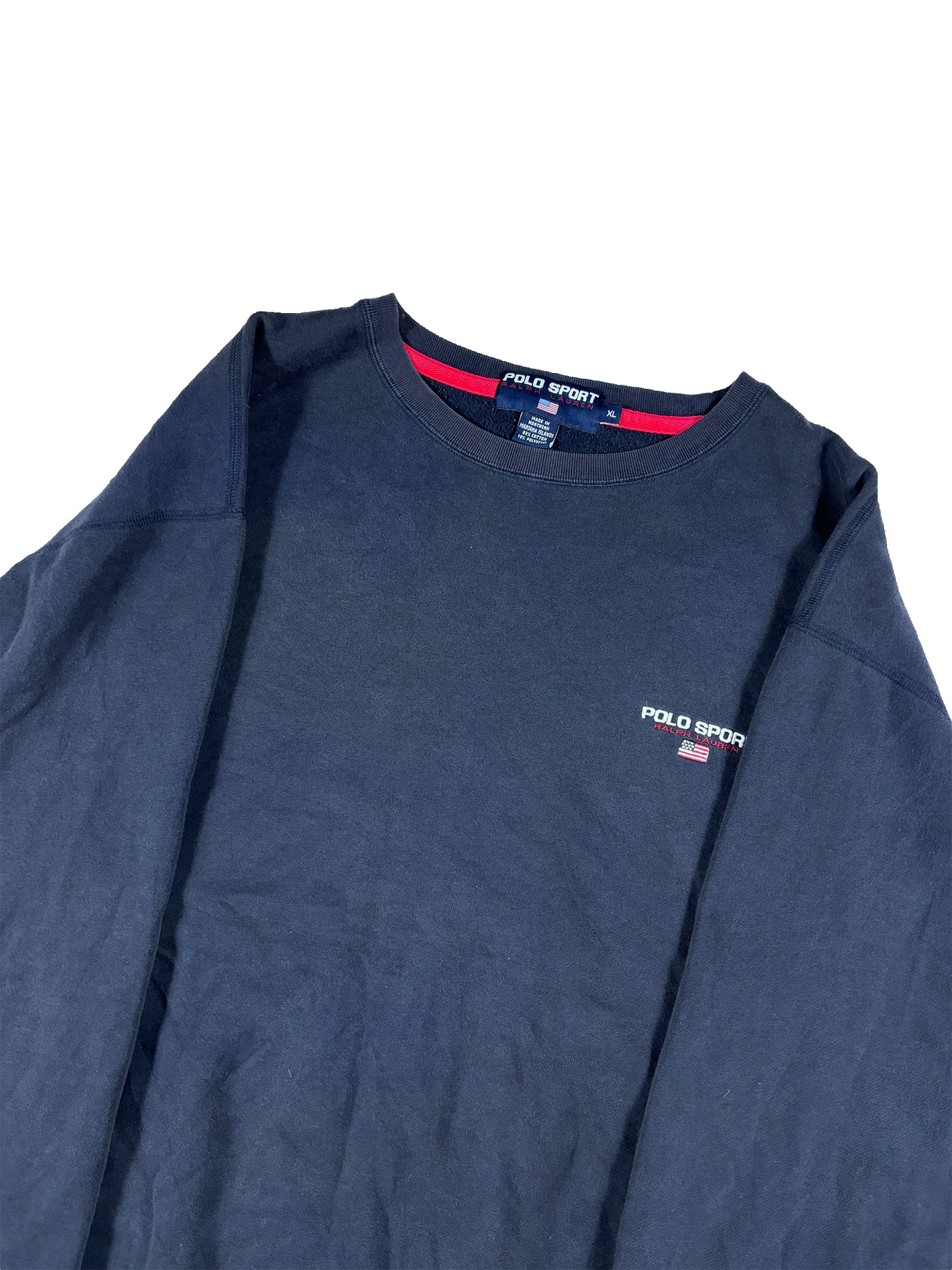 VINTAGE NAVY POLO SPORT CREWNECK SIZE XL