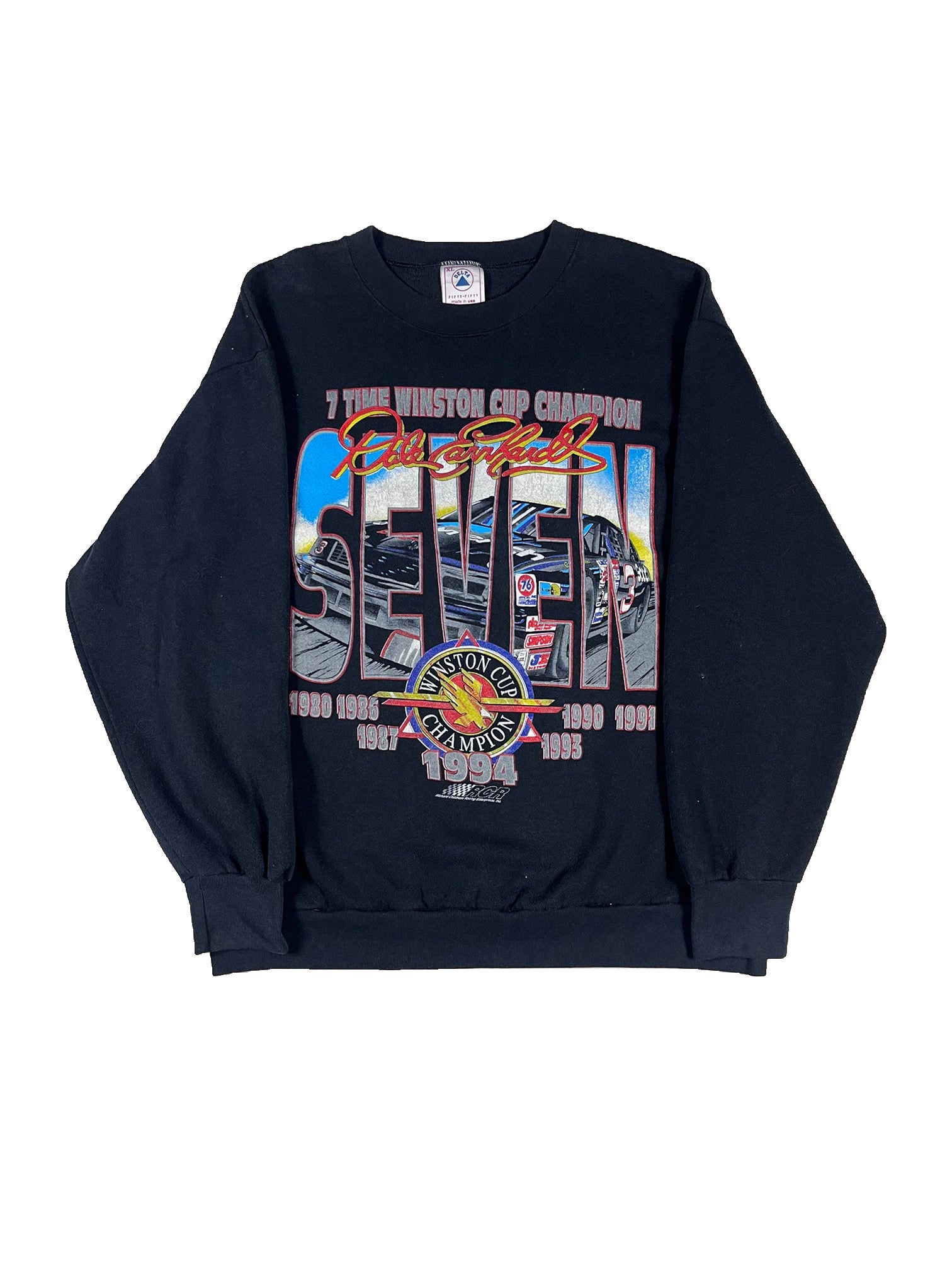 VINTAGE DALE EARNHARDT “7 TIME CHAMP” CREWNECK SIZE XL