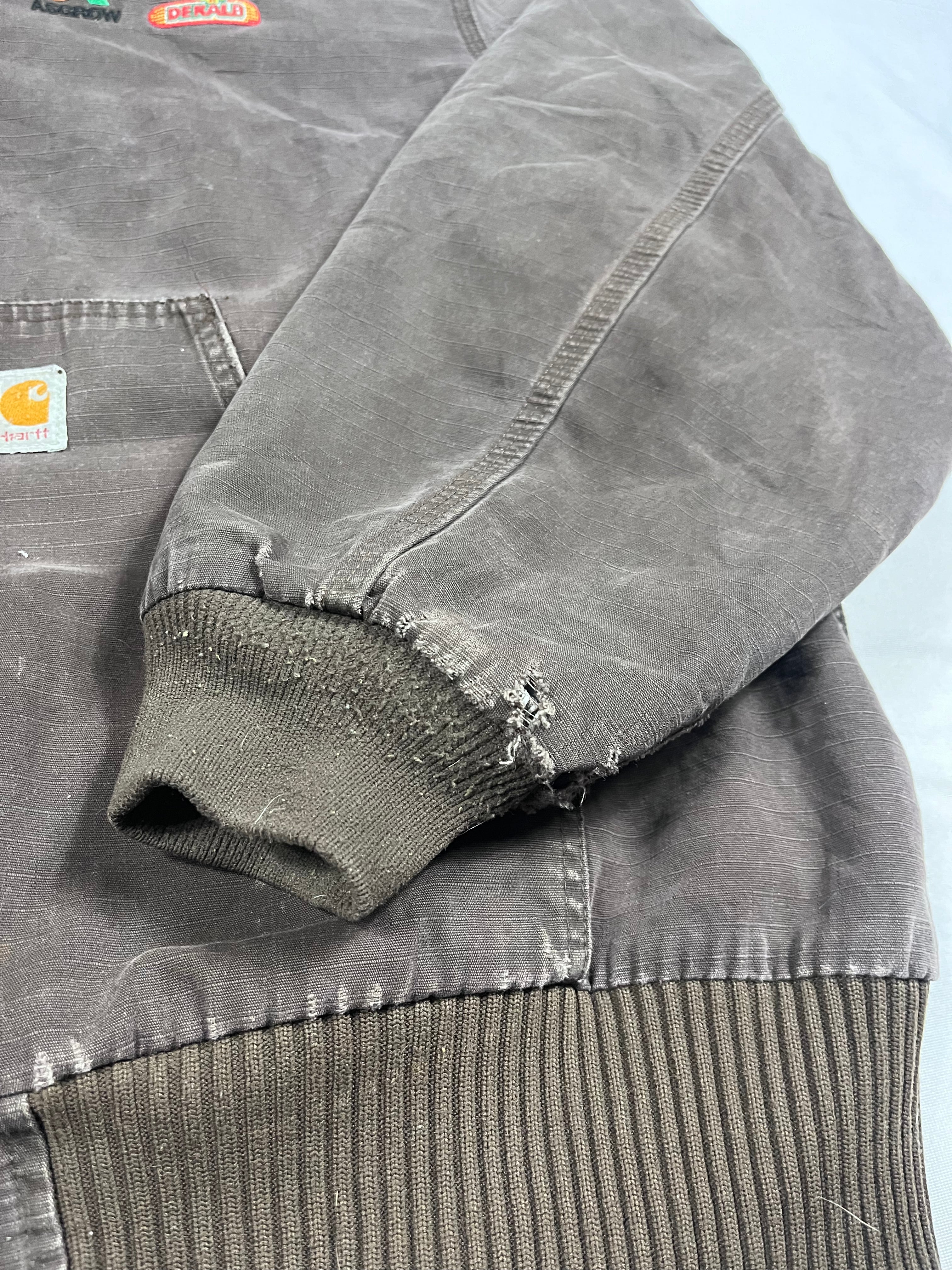 VINTAGE BROWN CARHARTT JACKET SIZE XL