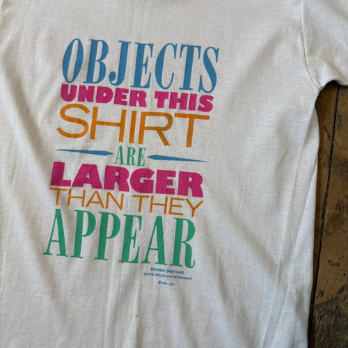 Vintage Phrase T Shirt Size Small
