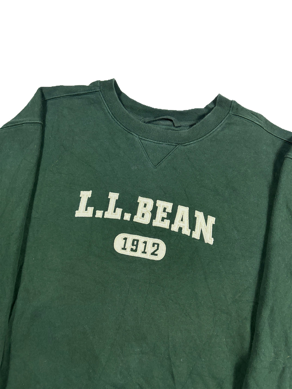 VINTAGE GREEN LL BEAN CREWNECK SIZE XL