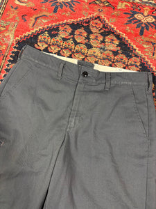 VINTAGE GREY RED KAP WORK SHORTS W/33