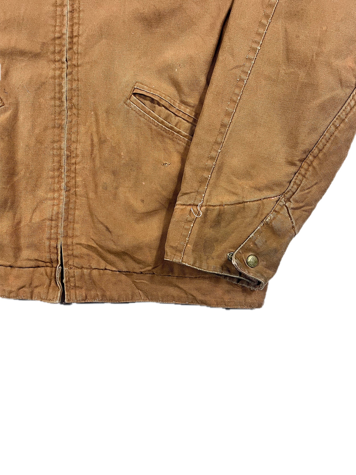 VINTAGE BROWN DICKIES WORK JACKET SIZE MEDIUM