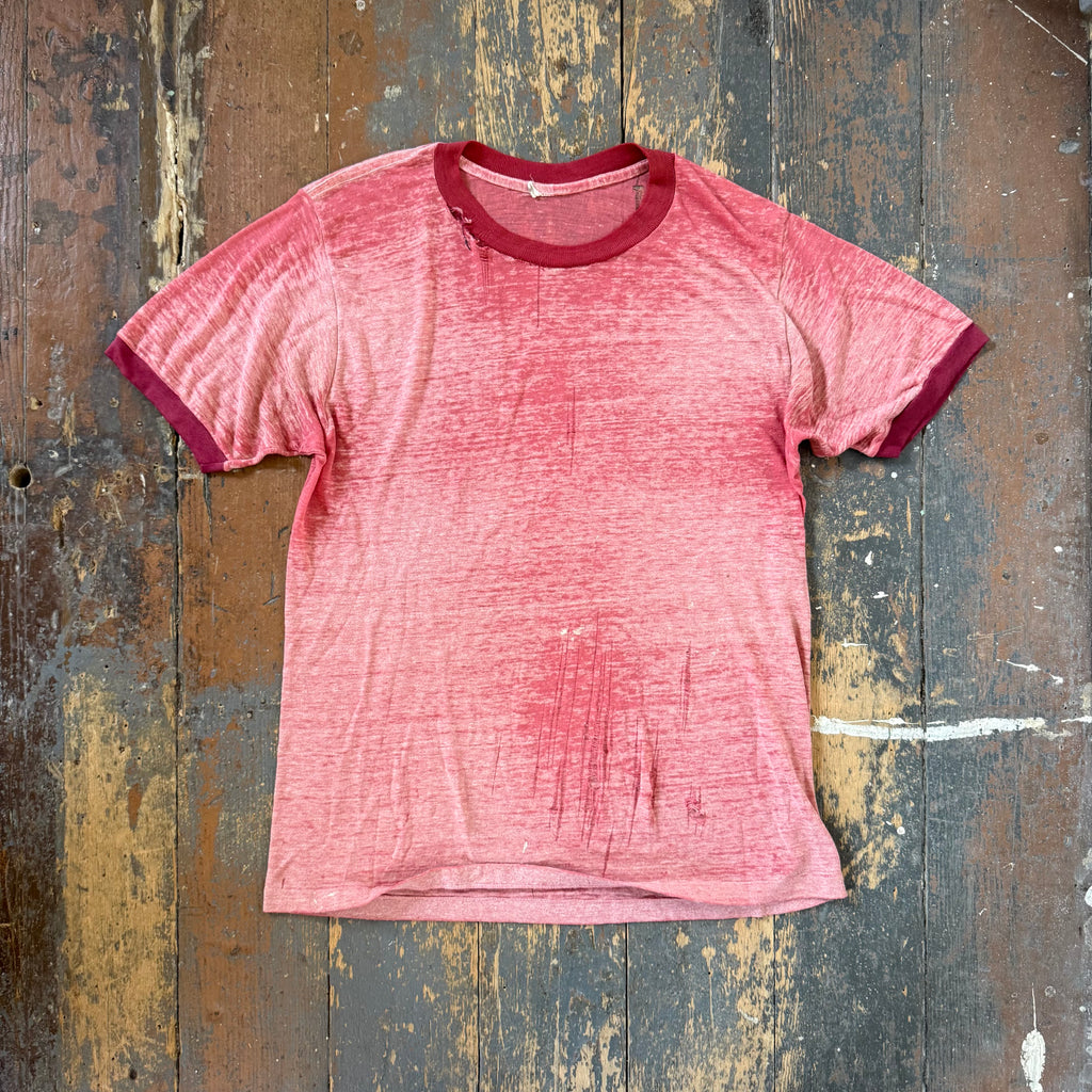 Vintage Faded Red T-Shirt Size Medium