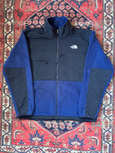 VINTAGE BLACK & NAVY THE NORTH FACE DENALI FLEECE SIZE XL