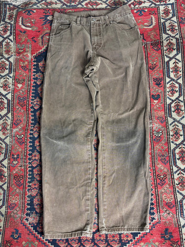 VINTAGE FADED BROWN DICKIES TROUSERS W/30
