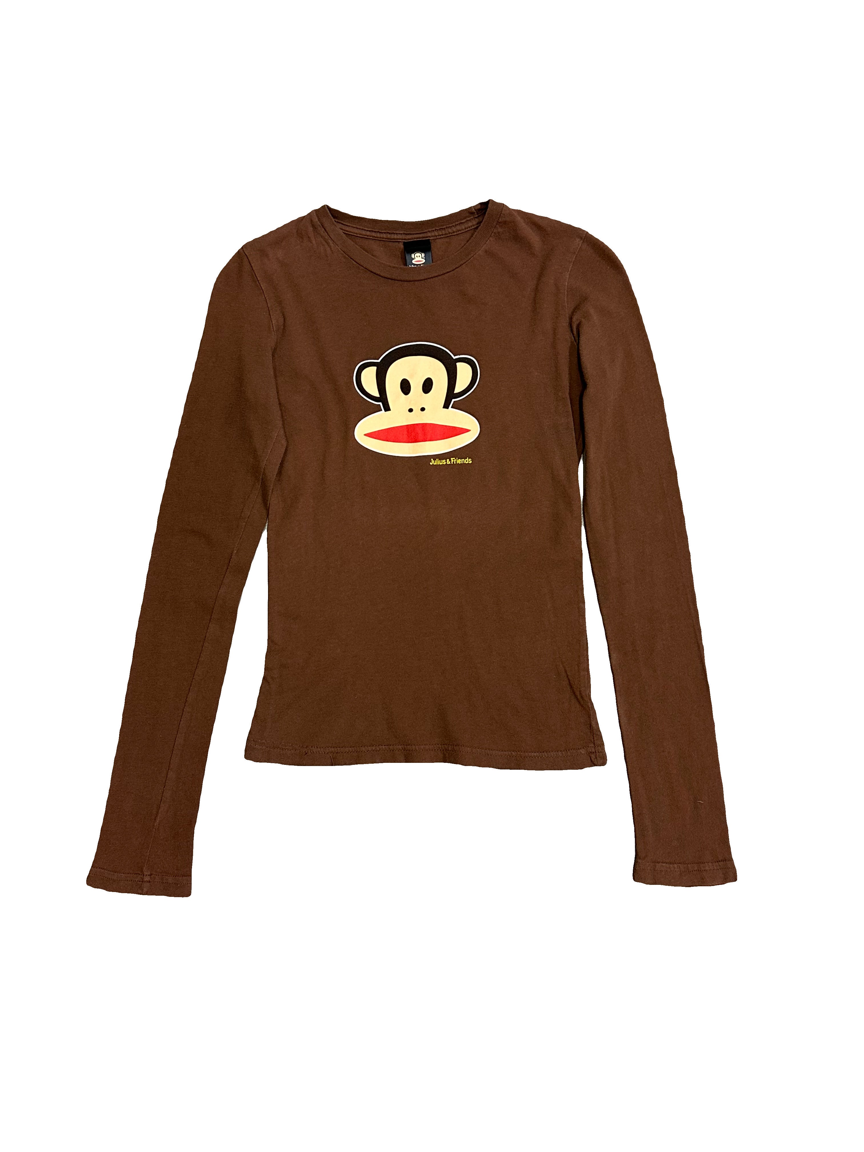 BROWN LONGSLEEVE SIZE X-SMALL