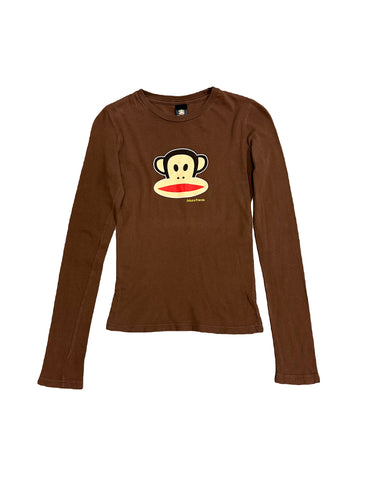 BROWN LONGSLEEVE SIZE X-SMALL