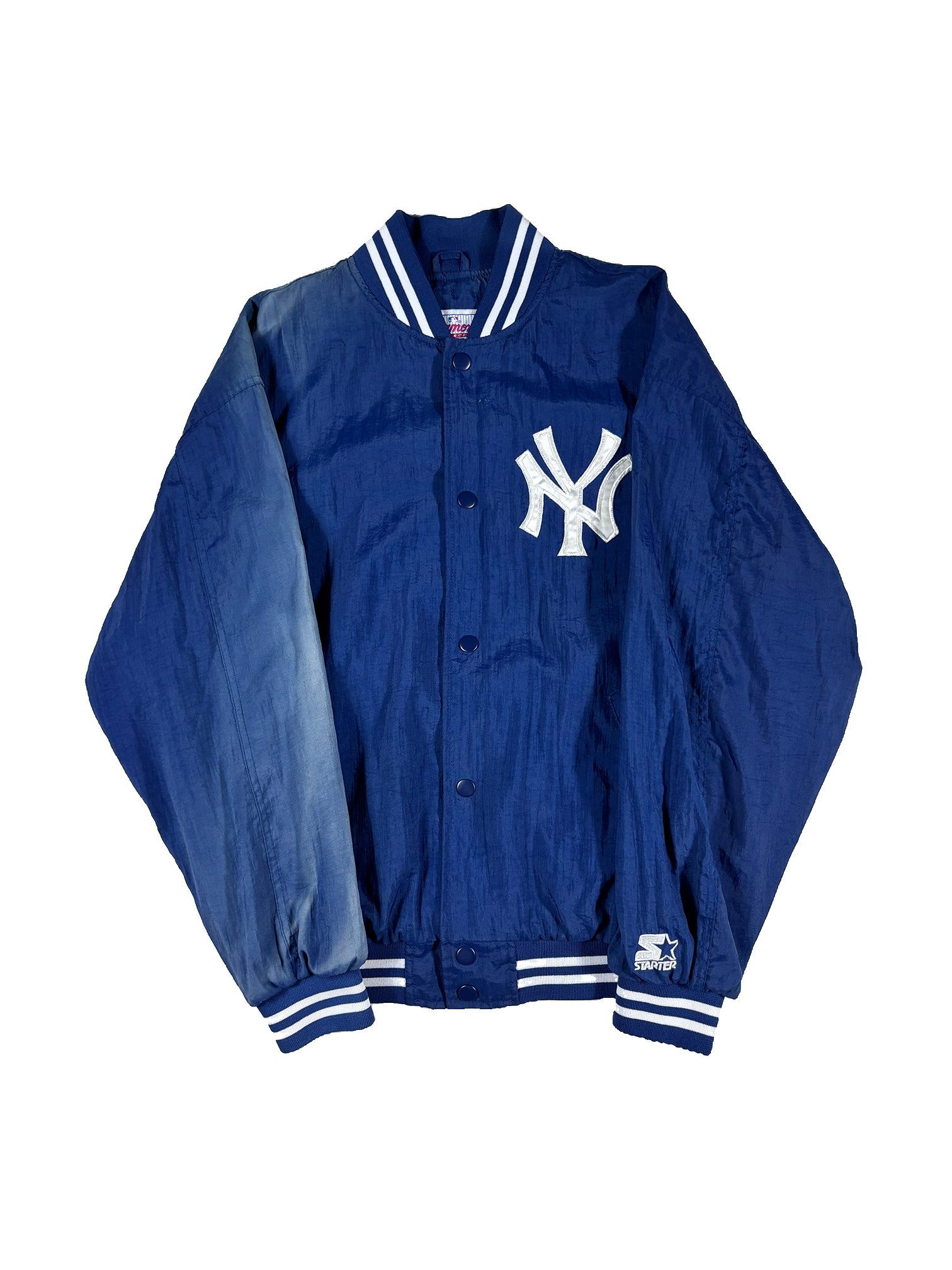 VINTAGE NYLON YANKEES BOMBER JACKET SIZE XL