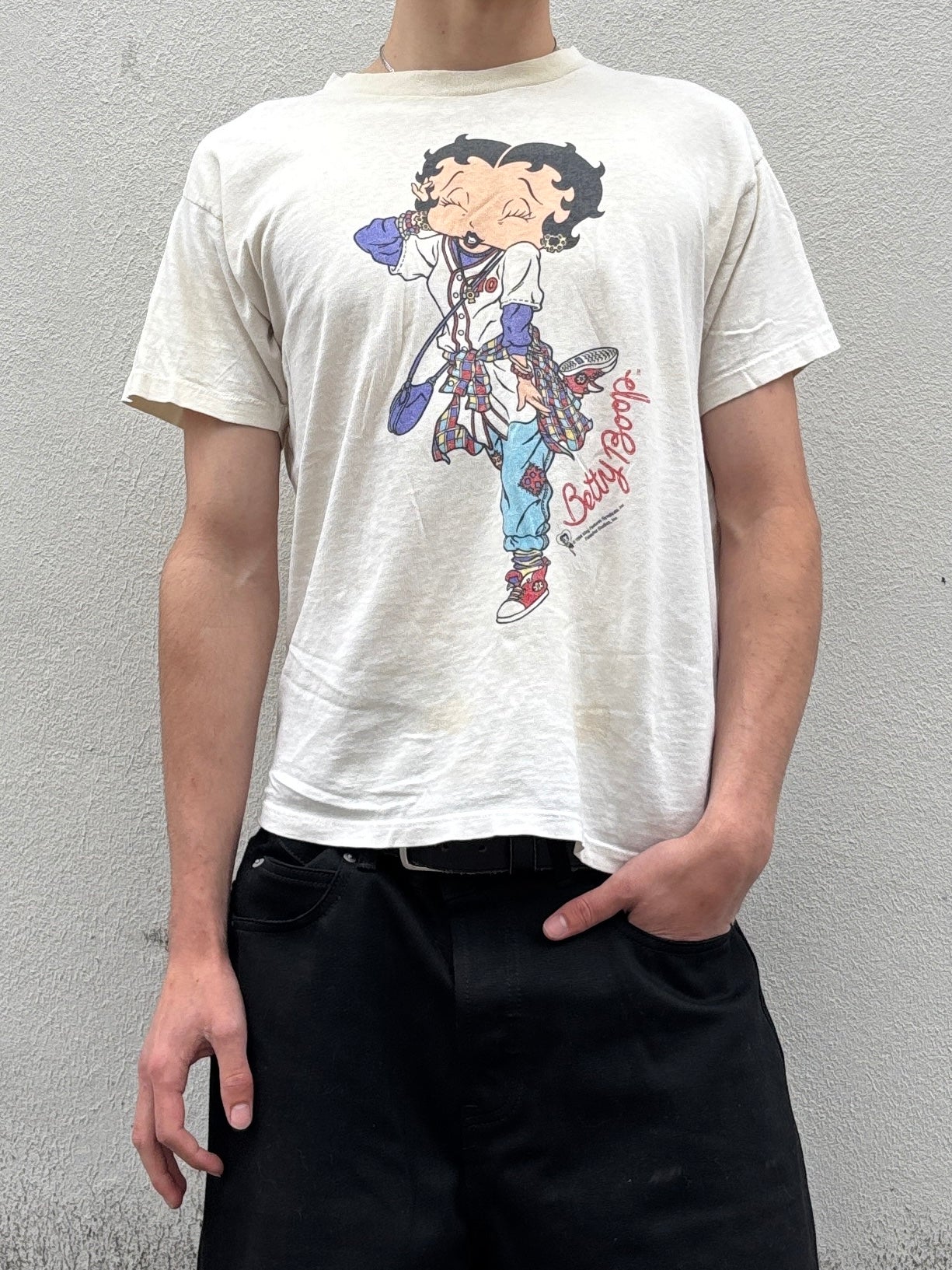 Vintage Betty Boop T Shirt - Size Small