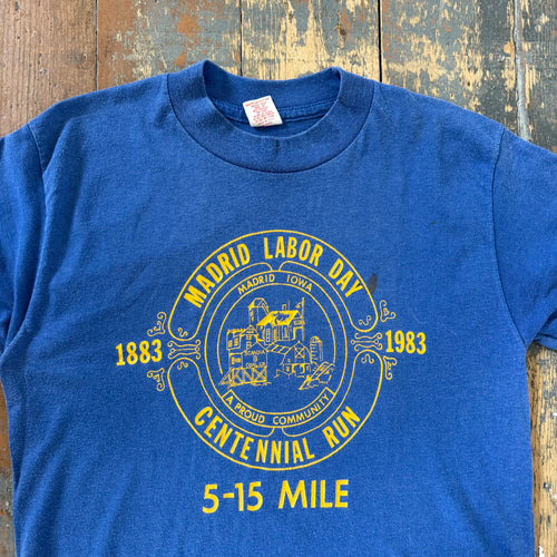 Vintage Madrid Labor Day T-Shirt Size M - L