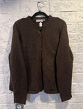 BROWN CARDI SIZE MEDIUM