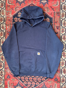 NAVY CARHARTT HOODIE SIZE LARGE