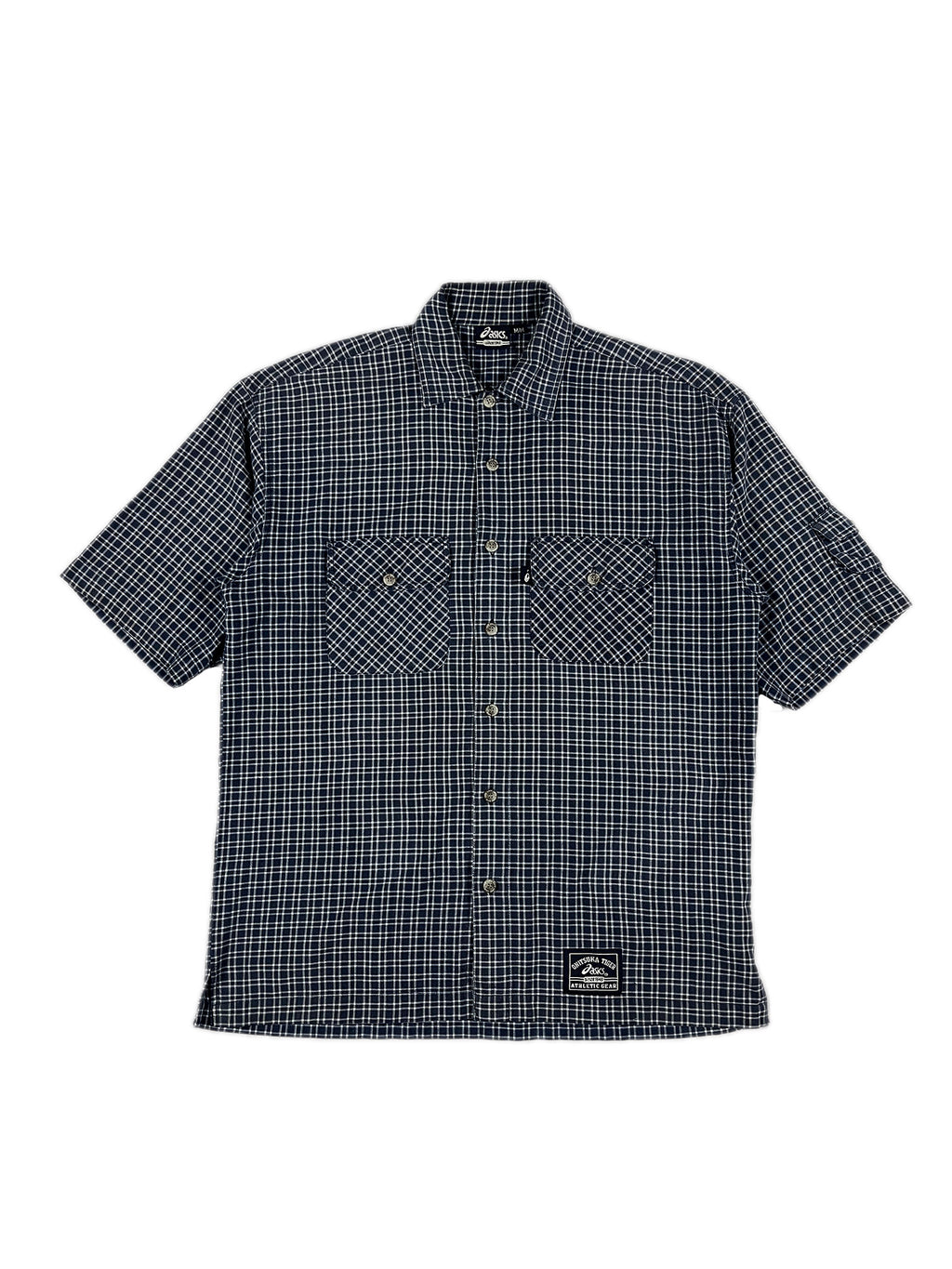 VINTAGE ASICS ONITSUKA TIGER BUTTON UP SIZE MEDIUM