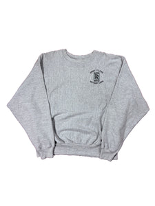 VINTAGE GREY ROLLS ROYCE REVERSE WEAVE CREWNECK SIZE XXL